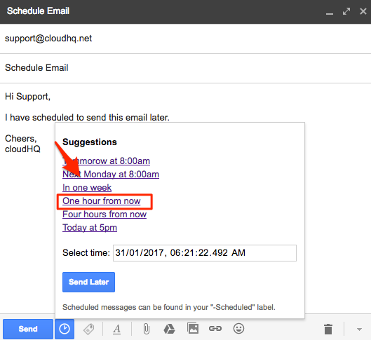 Email Schedule